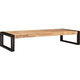 vidaXL Polica za kopalnico 120 x 50 x 23 cm Trdna mango les, železo u