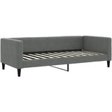  Dnevni krevet na razvlačenje tamnosivi 90 x 200 cm od tkanine | shoptok.hr