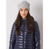 Fashion Hunters Gray women's hat with pompom