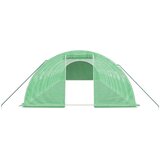  Staklenik s čeličnim okvirom zeleni 48 m² 12 x 4 x 2 m | shoptok.hr