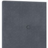 Krevet s box springom madracem i LED-om Tamnosiva 140 x 200 cm - Tamnosiva 140 x 200 cm Prošiveno gumbima | shoptok.hr