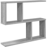 vidaXL Stenska polica Siva Sonoma 60 x 12 x 50,5 cm Inženirski les, (5000307107) | Shoptok.si