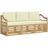  Setovi sofa 3 kom. Bijela i krem Polyester 185.5 x 63 x 73 cm | shoptok.hr