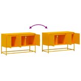 TV ormarić boja senfa 100,5 x 39 x 60,5 cm čelični | Eponuda.com
