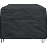 vidaXL Prevleka za zunanje pohištvo Črna 143 x 225 x 90 cm 210D | Shoptok.si