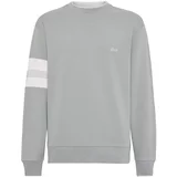 Boggi Milano Sweater majica 'B939' siva / srebrno siva / svijetlosiva