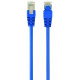 Gembird PP22-0.5M/B Mrežni kabl FTP Cat5e 0.5m, Plavi Cene