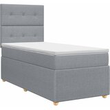  Boxspring krevet s madracem Svjetlosiva Jjedan Tkanina | shoptok.hr