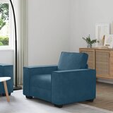 SOFA fotelja plava 100x78x84 cm baršun Cijene