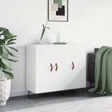 vidaXL Komoda bela 90x34x80 cm konstruiran les Cene
