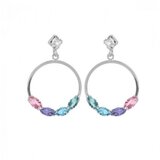 Ženske Victoria Cruz multicolor isabella mindjuše sa swarovski kristalima ( a3759-mht )