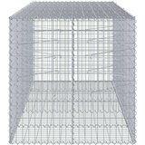 vidaXL Gabionska košara s pokrovom 250x100x100 cm pocinkano železo | Shoptok.si