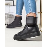 Resti Black women's sport shoes with pouch Efiffe- Footwear | Shoptok.si