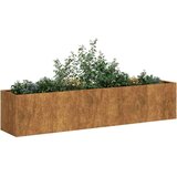 vidaXL Sadilica boja hrđe 200x40x40 cm od pohabanog čelika | shoptok.hr
