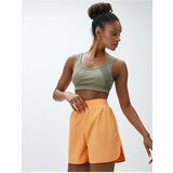 Koton Shorts - Orange - Normal Waist Cene