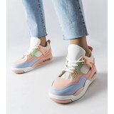 Gemre Pink sneakers made of mixed materials Malas Cene