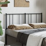 vidaXL Metalno uzglavlje crno 160 cm Cijene