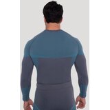 GymBeam OG1 Seamless Longsleeve Grey/Blue L | Eponuda.com