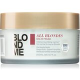 Schwarzkopf Professional blond me all blondes rich mask regeneracijska maska za blond lase 200 ml cene