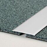 LOGOCLIC Prijelazni profil (Srebrne boje, 1 m x 40 mm x 2 mm, Vrsta montaže: Lijepljenje) | shoptok.hr