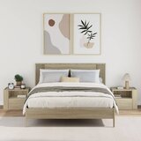  Zidni noćni ormarići 2 kom boja hrasta sonome 45x30x35 cm | shoptok.hr