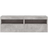  Zidni TV ormarići LED 2 kom boja betona 60x30x40 cm | shoptok.hr