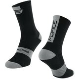 Force čarape long pro, crno-sive s-m/36-41 ( 90090515 ) Cene