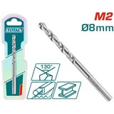 Total hss M2 brušena burgija,8mm TAC1200801 | ePonuda.com