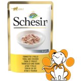 Schesir cat Tuna And Chicken 85g, Vlažna Hrana Sa Tunjevinom i Piletinom u Želeu Cene