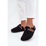 Boto Women's slippers with sheep fur style Black Lorivine | shoptok.hr