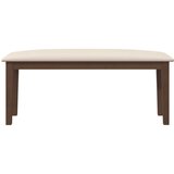  Klupa 110 cm smeđa guma od punog drveta | shoptok.hr