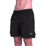 GymBeam Men‘s Swim Cargo Shorts Black