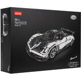  Auto na daljinsko upravljanje i sastavljanje Pagani Huayra 1:8 RASTAR - 2892 elemenata - bijeli | Shoptok.si