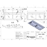 Miraggio Umivaonik Della 1100 dvostruki | shoptok.hr