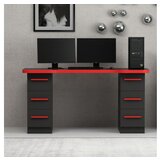 Hanah home gejming sto phoenix 3 black red