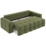 Makamii Zelena raztegljiva sedežna garnitura iz tkanine bouclé 255 cm Milu – | Shoptok.si