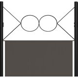 Sobna pregrada s 5 panela antracit 200 x 180 cm | shoptok.hr