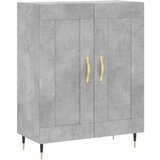 Maison Chic Komoda - Predalnik betonsko siva 69,5x34x90 cm inženirski les, (21721456) | Shoptok.si