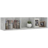  Zidna polica za CD-ove boja betona 75x18x18cm konstruirano drvo | Eponuda.com