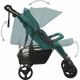  Dječja kolica za blizance zelena čelična | shoptok.hr