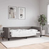  Dnevni krevet smeđesivi 100 x 200 cm od tkanine Cijene