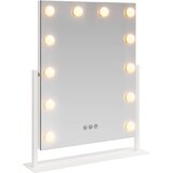  LED Ogledalo za Toaletni Stolić Bijela 44 x 10 x 53 cm | Eponuda.com
