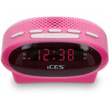 Digitalni sat sa alarmom i FM radiom ICES ICR-210 rozi Cijene