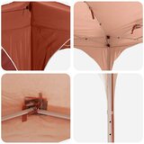  Zložljivi šotor za zabave 575 x 288 x 245 cm Terakota, (5000248650) | Shoptok.si