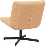  Stolica na kotačiće Bež 63 x 75 x 76 cm Janjeća koža | shoptok.hr