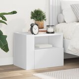  Zidni noćni ormarić bijeli 45 x 30 x 35 cm | shoptok.hr