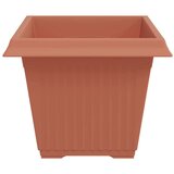  Kvadratna saksija za cvijeće 6 pcs Crvena cigla Plastika - Crvena cigla 43 x 43 x 33 5 cm 6 | shoptok.hr