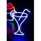 Leitmotiv Plava LED neonska lampa 5 W Cocktail – | shoptok.hr