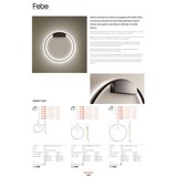  Redo 01-2835 - LED prigušiva zidna svetiljka FEBE LED/24W/230V zlatna | Eponuda.com