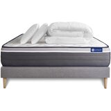 ACTISOM Celoten paket za posteljo - Vzmetnica 160x200 cm + Vzmetni okvir z letvami (komplet) + 2 vzglavnika + Prevleka - ActiMemo Plus, (21613545) Cene